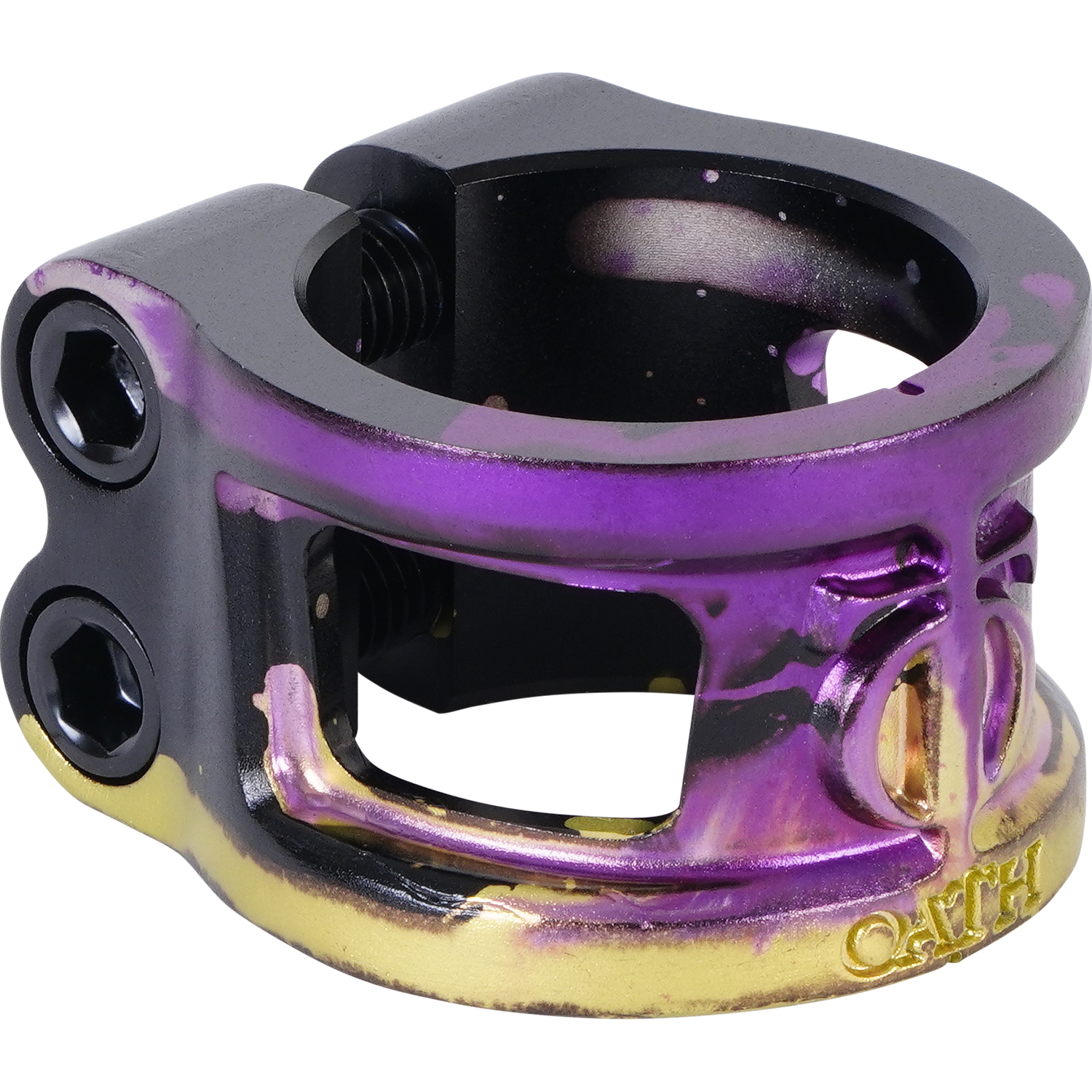 black-purple-yellow
