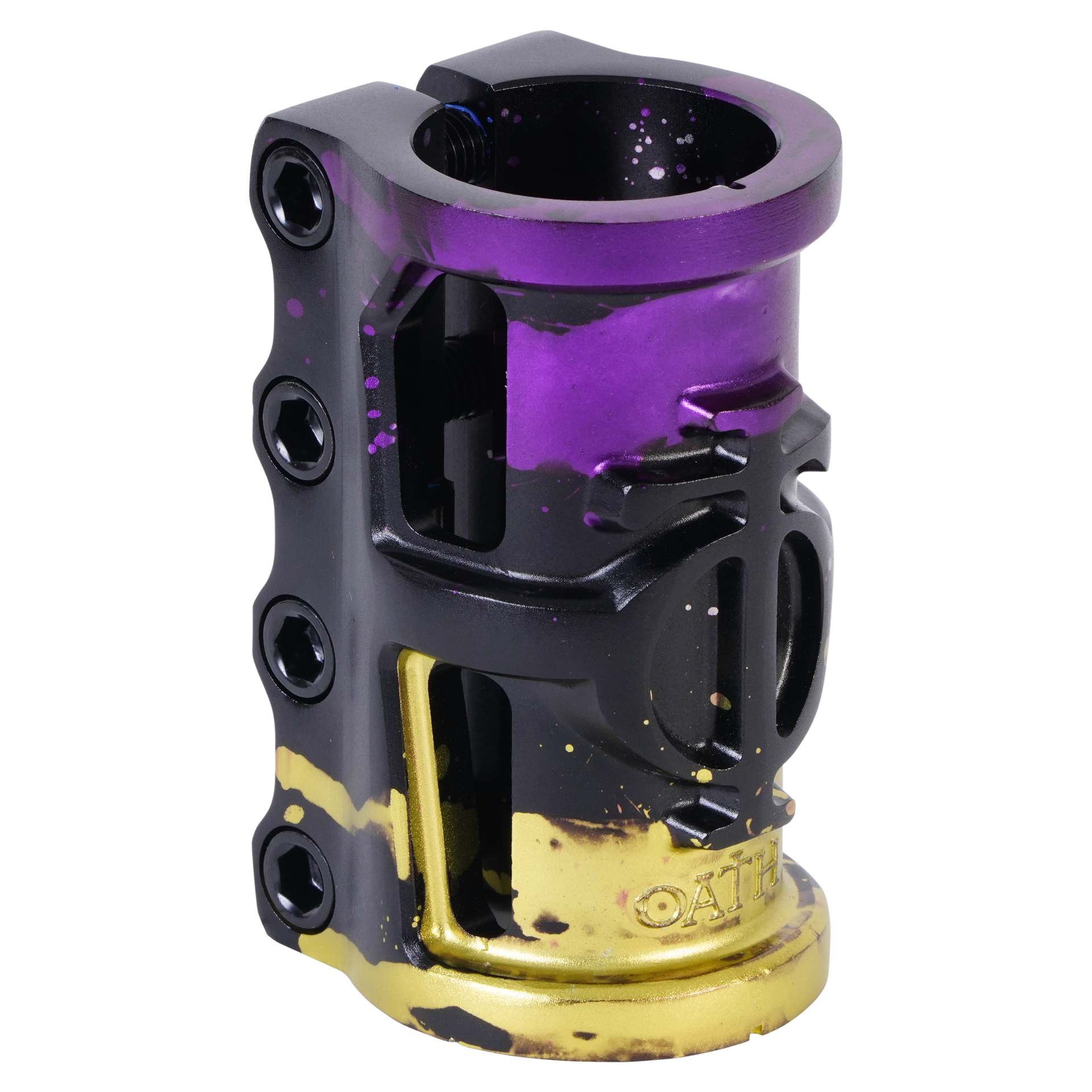 black-purple-yellow